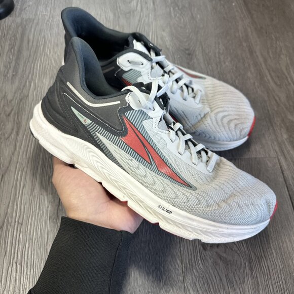 Altra Torin 6 Mens Size 9 Gray Red Athletic Running Shoes Sneakers AL0A7R6T264